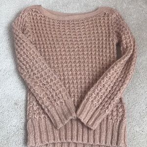 Gap girls pink/peach knit sweater
